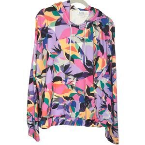 Isabella Elastic Waist Hoodie Size 2X Multi Color